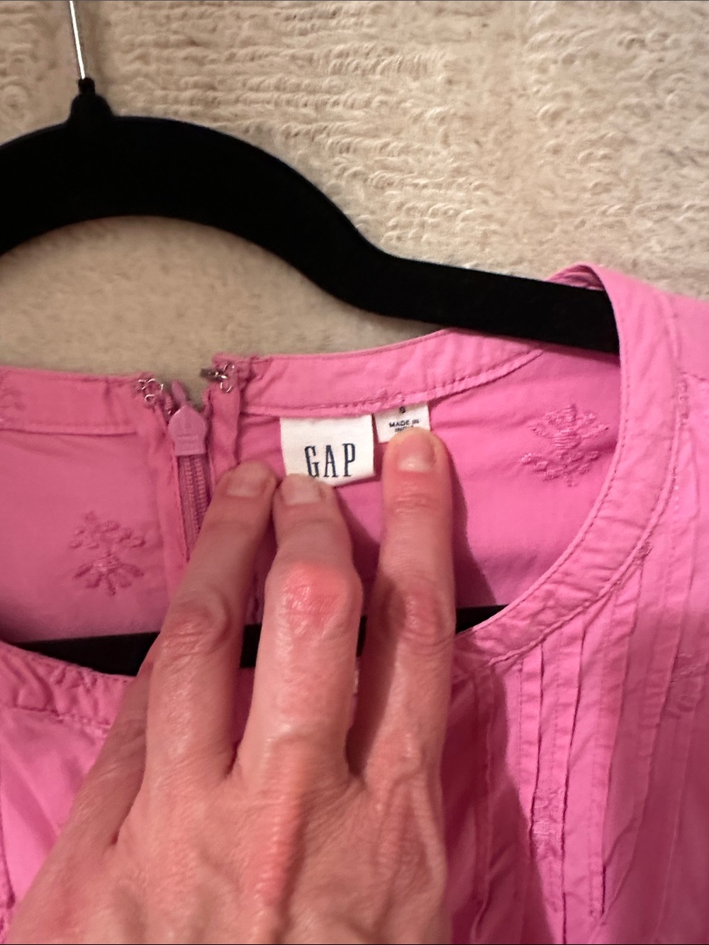 GAP Pink Ruffled Tiered Maxi Dress - Picture 2 of 8